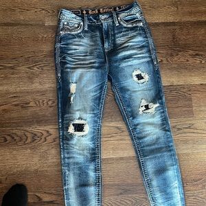 Rock Revival ultra high rise curvy ankle skinny “Cyrus”